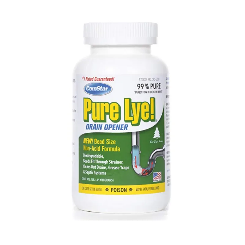 1-Lb ComStar Pure Lye Bead Drain Opener