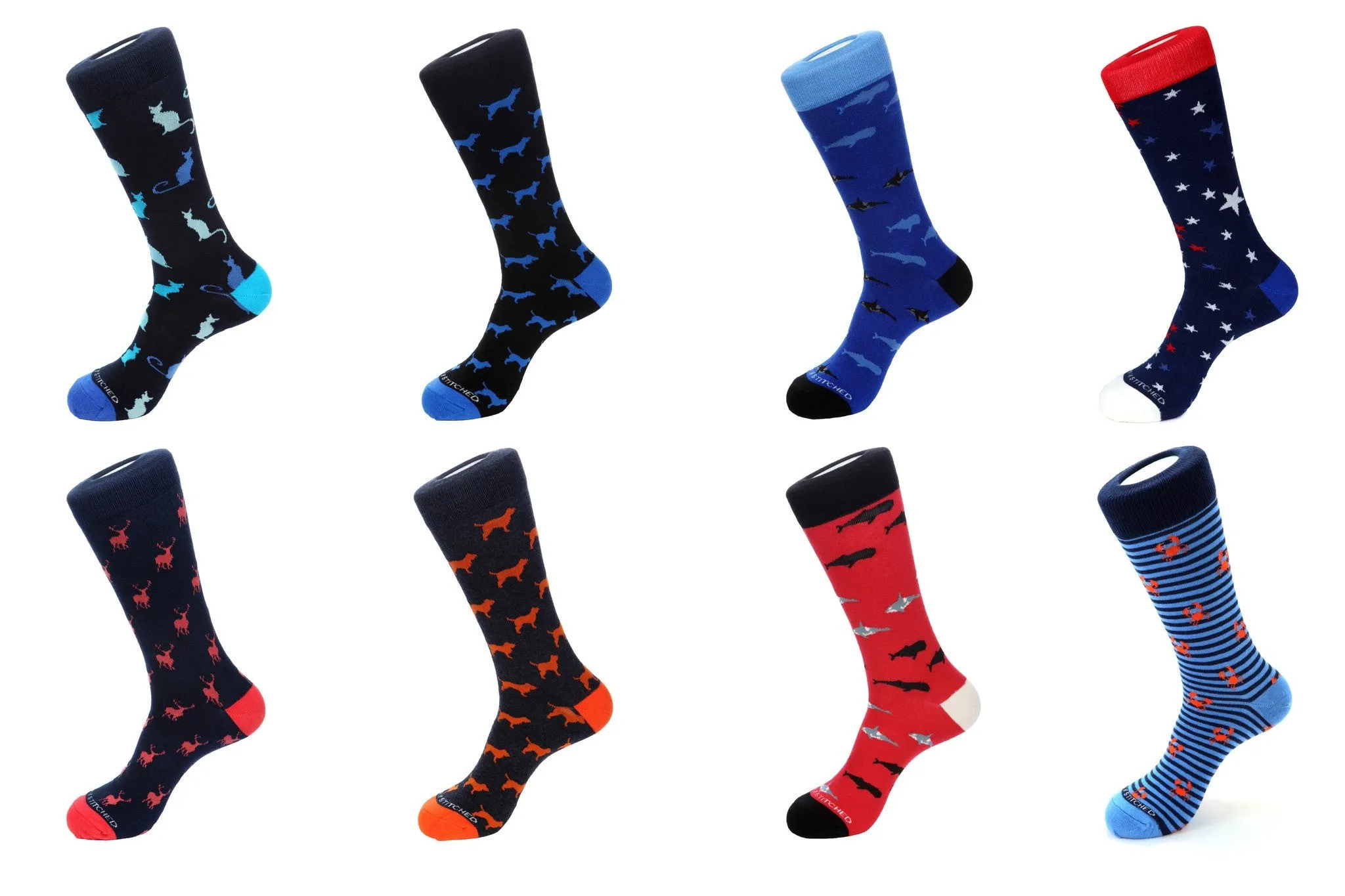 8 Pair Combo Pack Socks