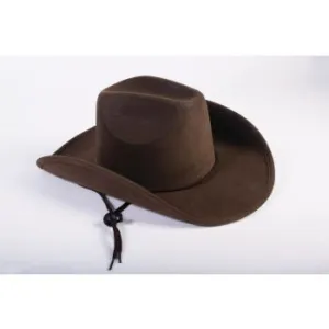 Brown Suede Cowboy Hat for Child