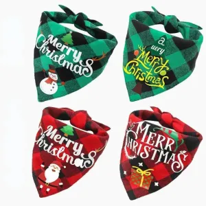 Christmas Pet Scarf Bandana