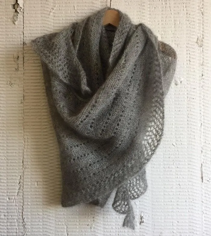 Sky-Inspired Cloud Shawl by Önling - Elegant Knitting Pattern for Cozy Wraps