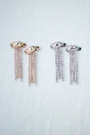 Cowgirl Rhinestone Fringe Drops