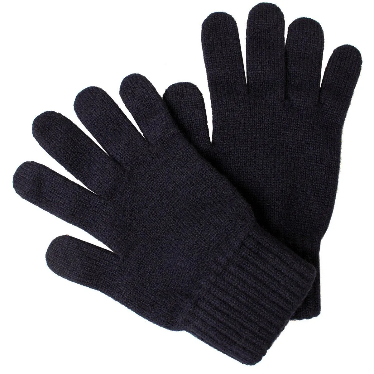 Dark Navy 100% Pure Cashmere Gloves