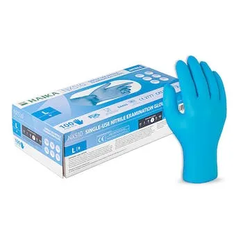 Disposable NHS Approved Nitrile Glove - Medium Size - 100 pairs per box