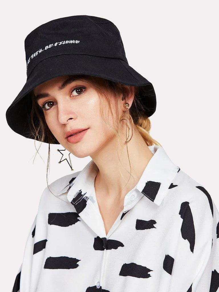 Embroidered Bucket Hat