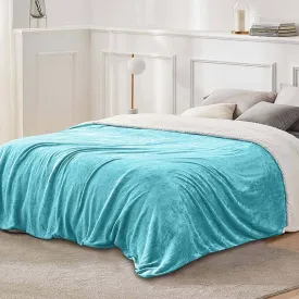 Fleece Throw Blanket Flannel Bed Cover