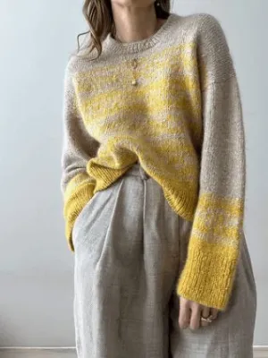 Johanne Loop sweater by Other Loops, No 16   silk mohair yarn kit (ex pattern)