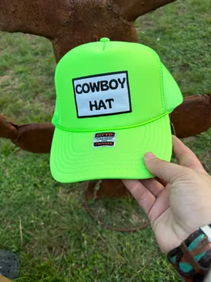 Lime Green Cowboy Hat, Hat