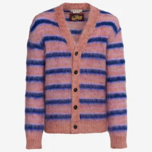 Marni Fuzzy Wuzzy Striped Cardigan