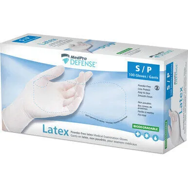 MedPro Defense Latex Powder-Free Exam Gloves