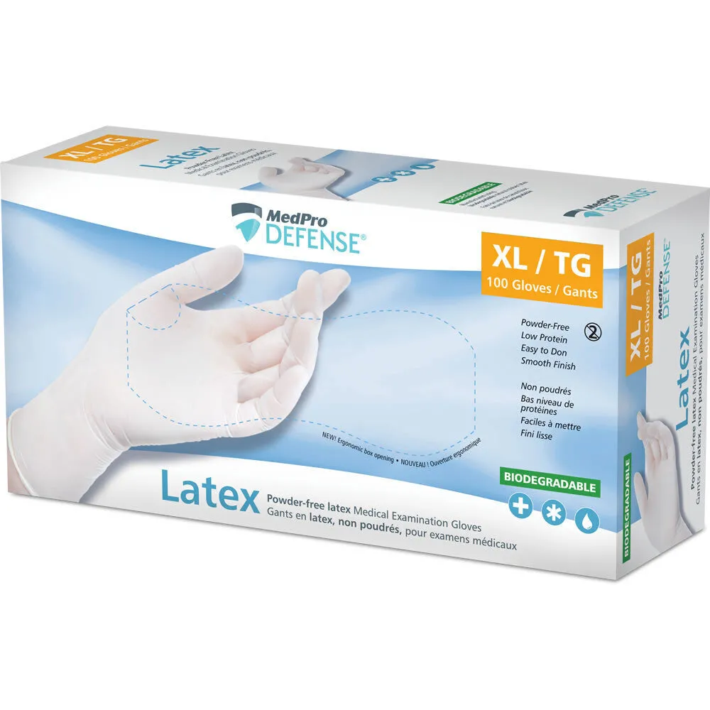 MedPro Defense Latex Powder-Free Exam Gloves