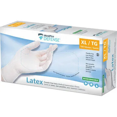 MedPro Defense Latex Powder-Free Exam Gloves