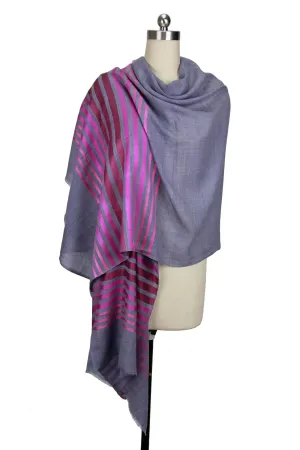 Metallic Striped Scarf