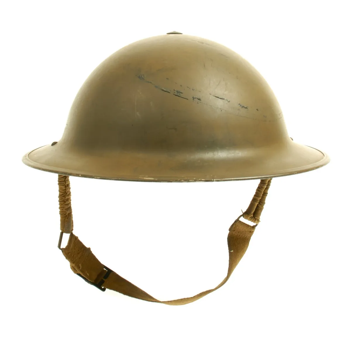 Original Canadian WWII 1943 Brodie MkII Steel Helmet - Marked Canadian Army