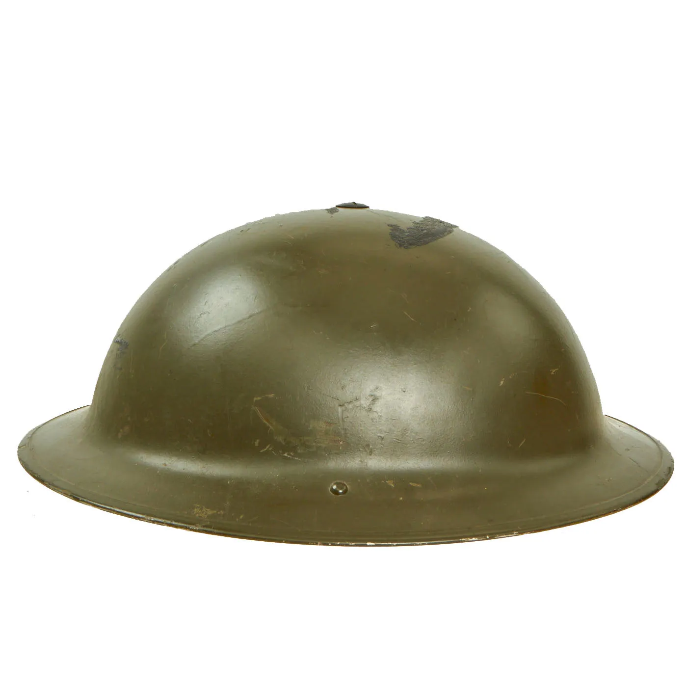 Original Canadian WWII Complete Brodie MkII Steel Helmet - Dated 1941