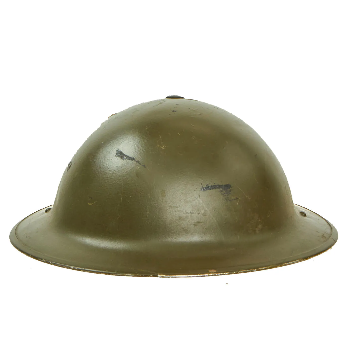 Original Canadian WWII Complete Brodie MkII Steel Helmet - Dated 1941