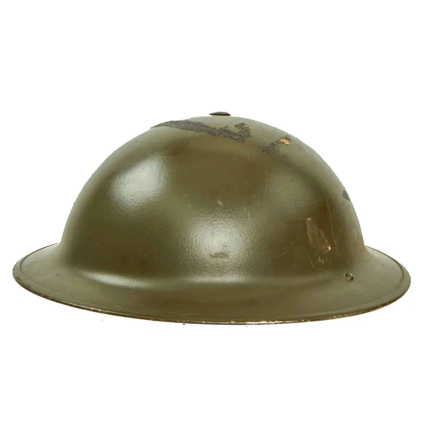 Original Canadian WWII Complete Brodie MkII Steel Helmet - Dated 1941