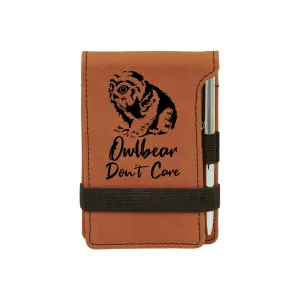 Owlbear Don't Care Mini Notepad