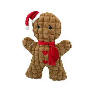 Petlou Gingerbread Man Plush Dog Toy