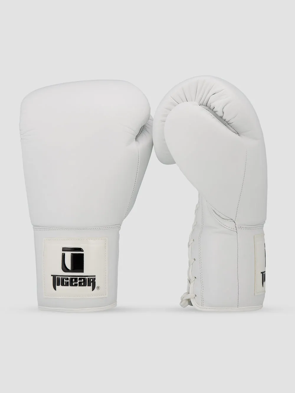 Platinum Lace-Up Sparring Gloves