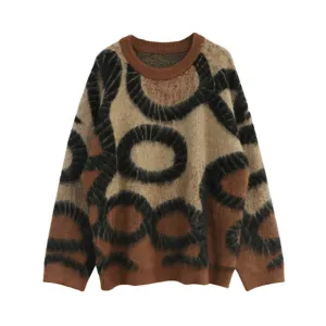 Pre Order:  Jacquard Mohair Knit Sweater