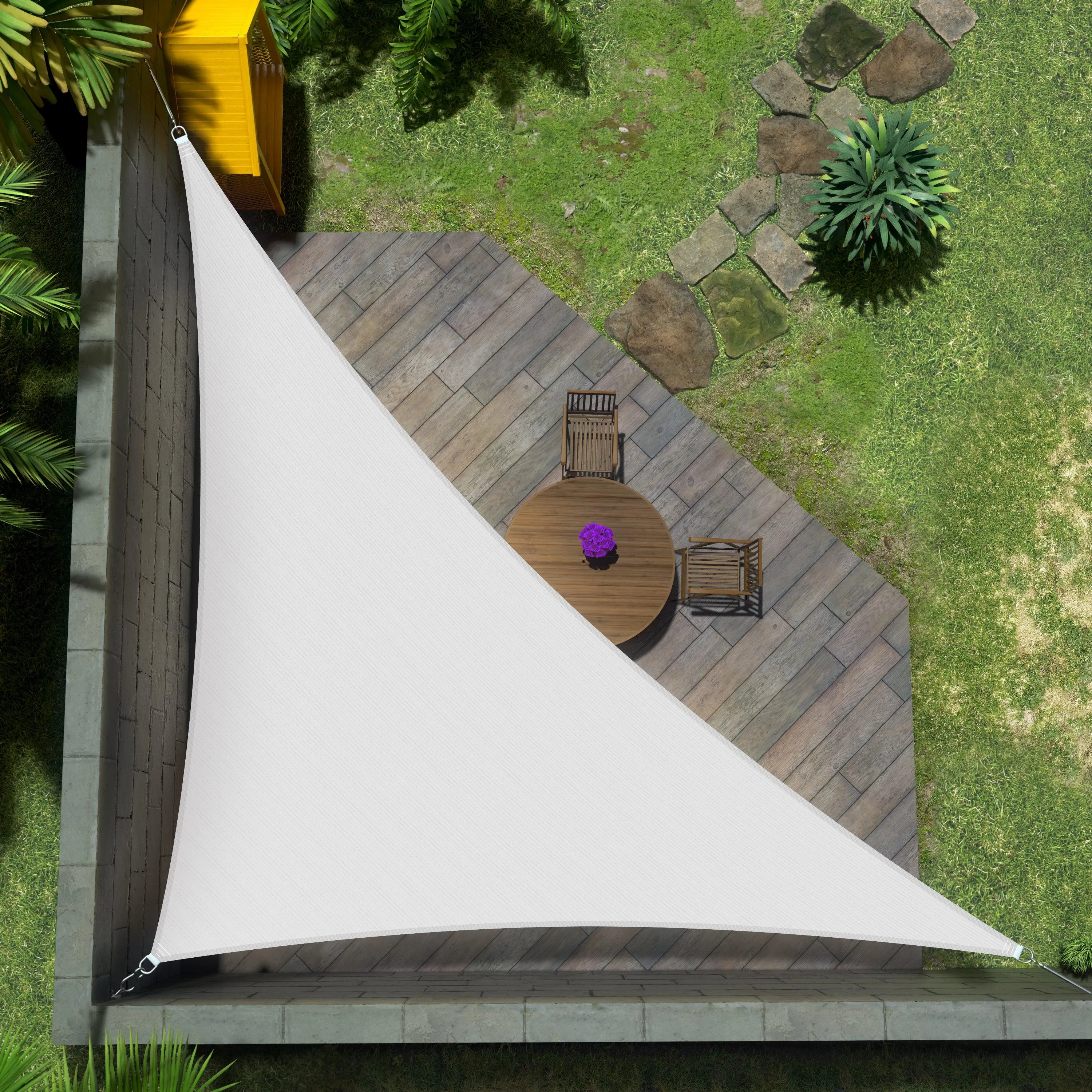 Right Triangle Sun Shade Sail