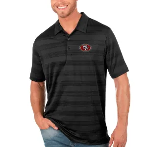 San Francisco 49ers Antigua Compass Polo - Black